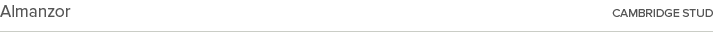 Almanzor  cambridge stud