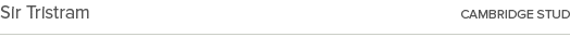 Sir Tristram  Cambridge Stud