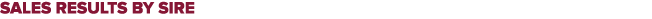 sales results by sire