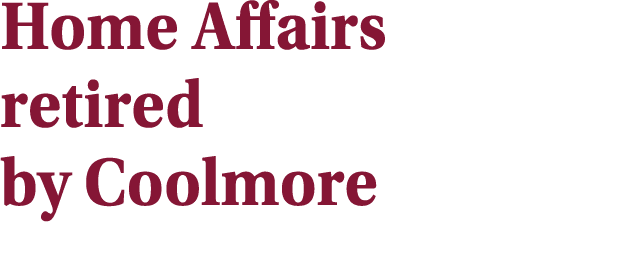 Home Affairs retired by Coolmore