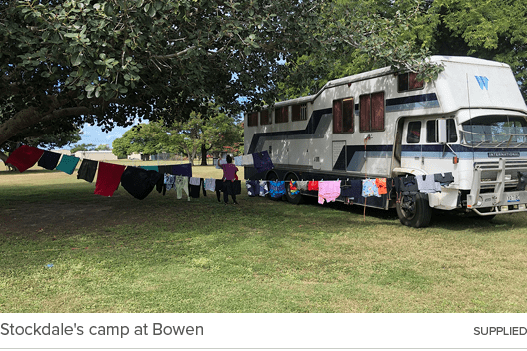 Stockdale's camp at Bowen supplie