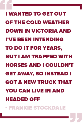I wanted to get out of the cold weather down in Victoria and I’ve been intending to do it for years, but I am trapped...