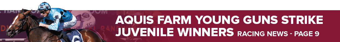 Aquis Farm young guns strike juvenile winners RACING NEWS - PAGE 