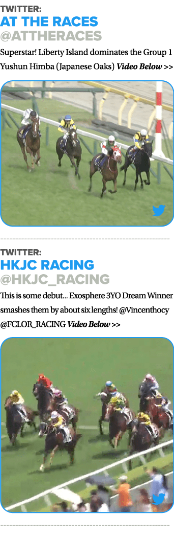 Twitter: At The Races @AtTheRaces Superstar! Liberty Island dominates the Group 1 Yushun Himba (Japanese Oaks) Video ...